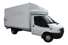 Van Hire Farnworth - Ford Luton Box Tail Lift - Van hire Farnworth